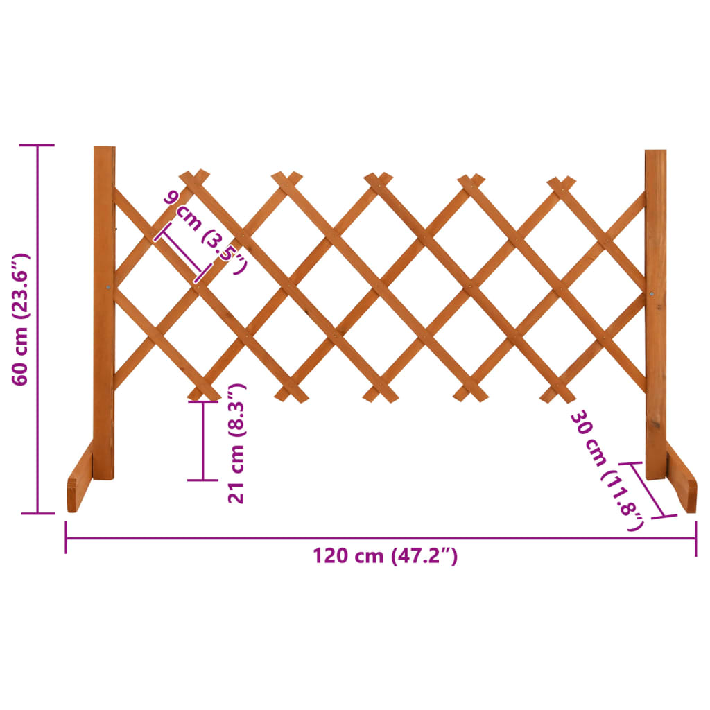 8720286182666_g_en_hd_6 vidaXL Garden Trellis Fence Orange 120x60 cm Solid Firwood - Image 7