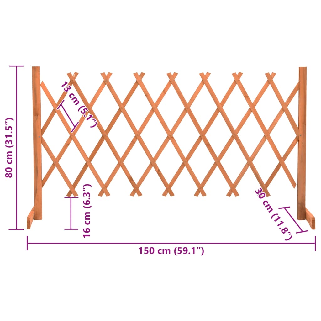 8720286182703_g_en_hd_6 vidaXL Garden Trellis Fence Orange 150x80 cm Solid Firwood - Image 7