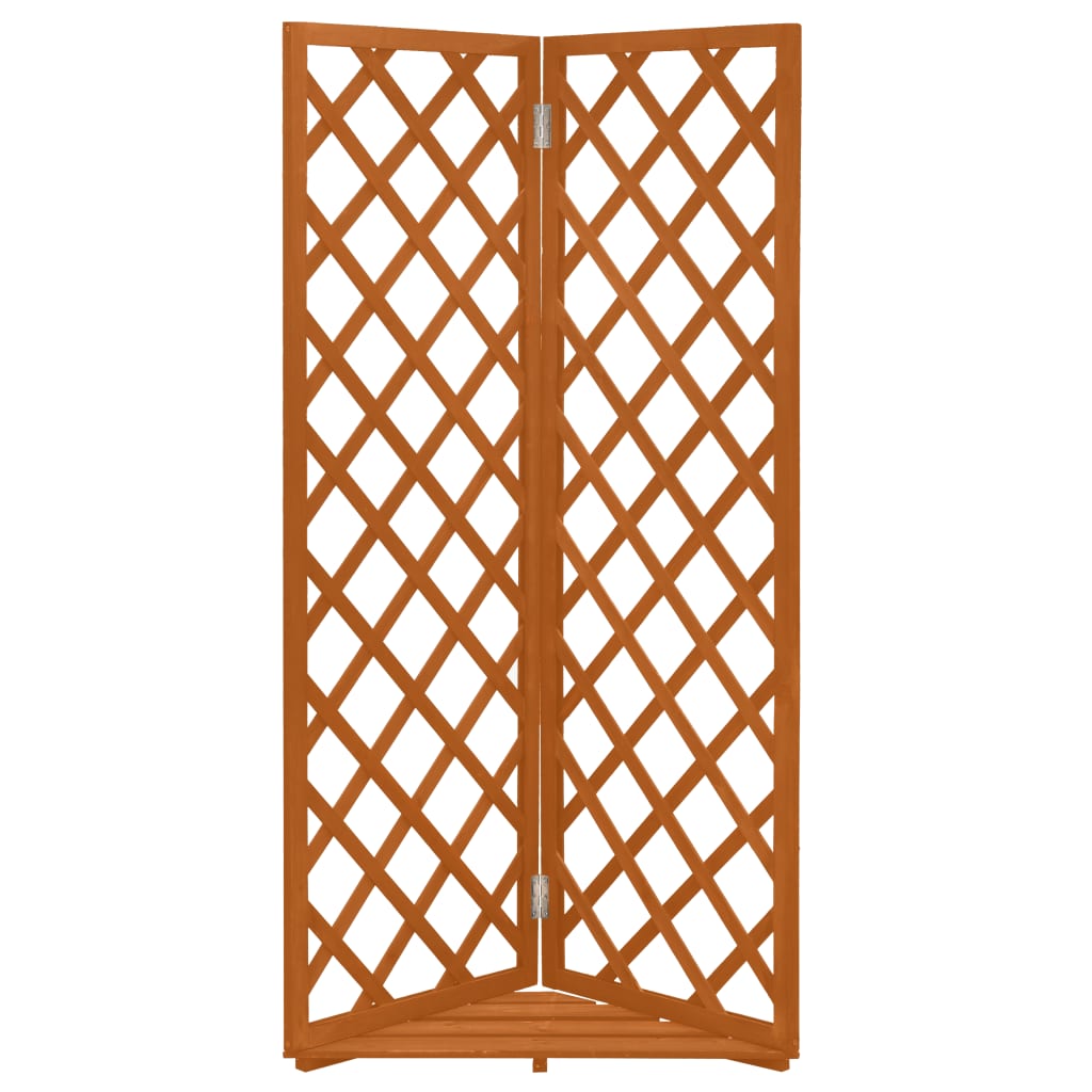 8720286182765_g_en_hd_1 vidaXL Corner Trellis Orange 50x50x145 cm Solid Firwood - Image 2