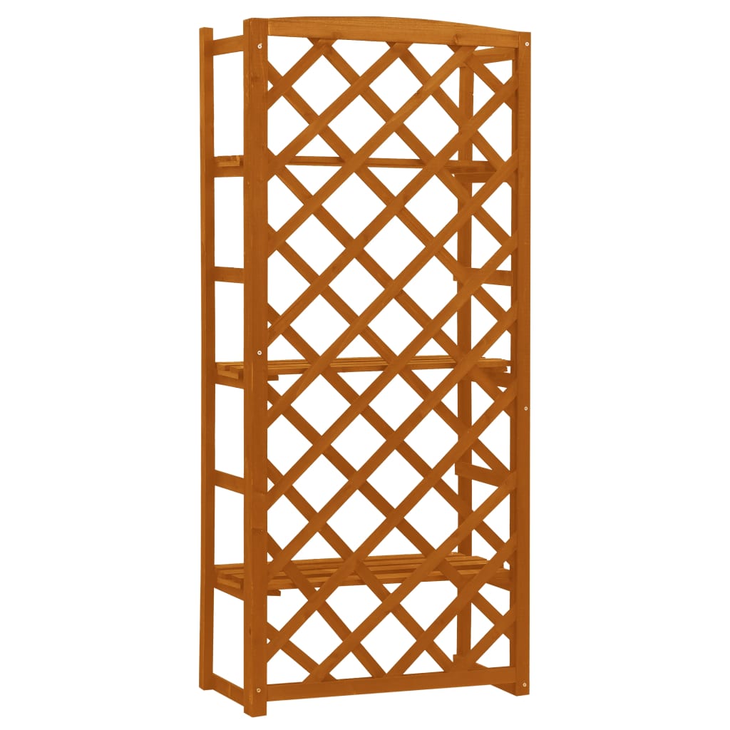 8720286182789_g_en_hd_3 vidaXL Plant Stand with Trellis Orange 60x30x140 cm Solid Firwood - Image 4