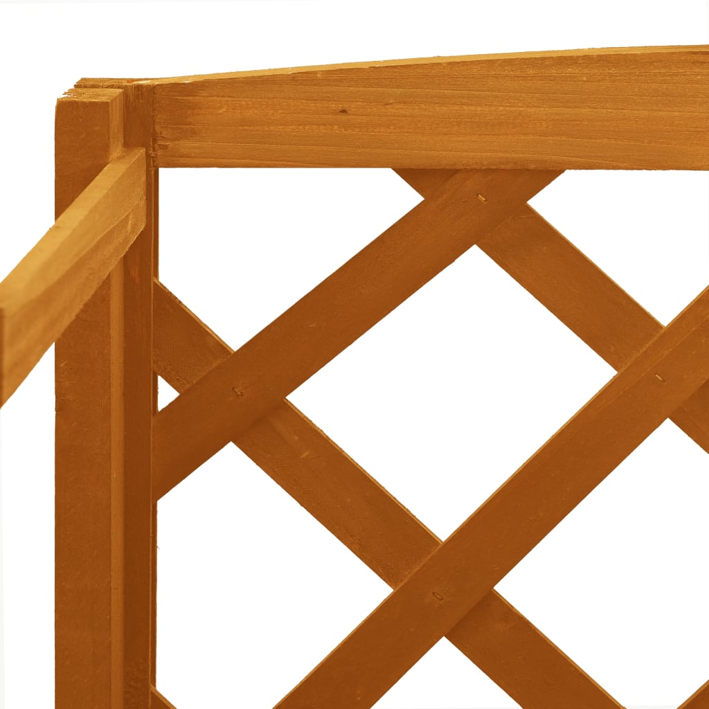 8720286182789_g_en_hd_4 vidaXL Plant Stand with Trellis Orange 60x30x140 cm Solid Firwood - Image 5