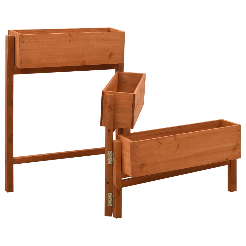 8720286182840_g_en_hd_1 vidaXL Garden Folding Planter Orange 60x14x75 cm Solid Firwood - Image 2
