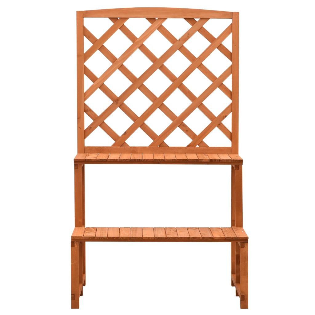 8720286182864_g_en_hd_1 vidaXL Plant Stand with Trellis Orange 70x42x120 cm Solid Firwood - Image 2