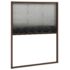 vidaXL Plisse Insect Screen for Windows Aluminium Brown 80x100 cm - Image 4