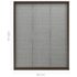 vidaXL Plisse Insect Screen for Windows Aluminium Brown 80x100 cm - Image 7