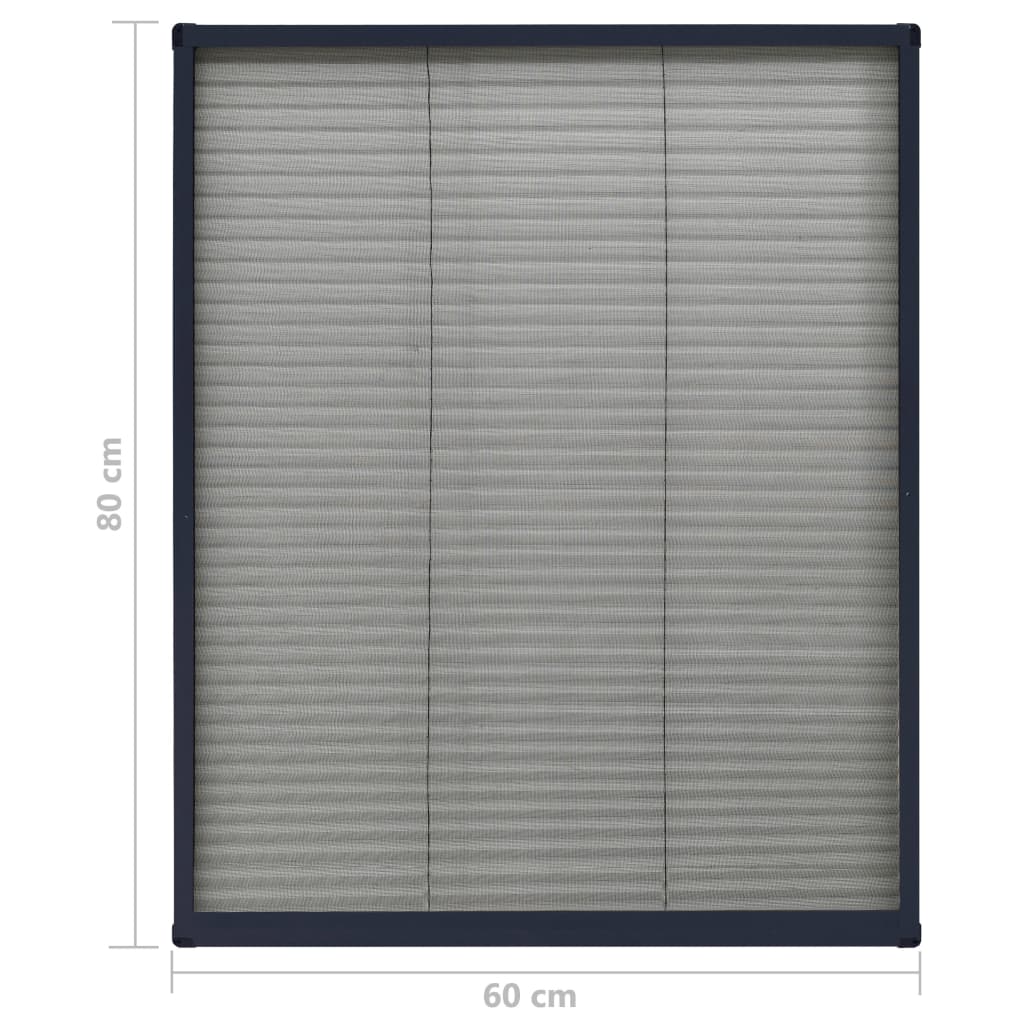 8720286183205_g_en_hd_5 vidaXL Plisse Insect Screen for Windows Aluminium Anthracite 60x80 cm - Image 7