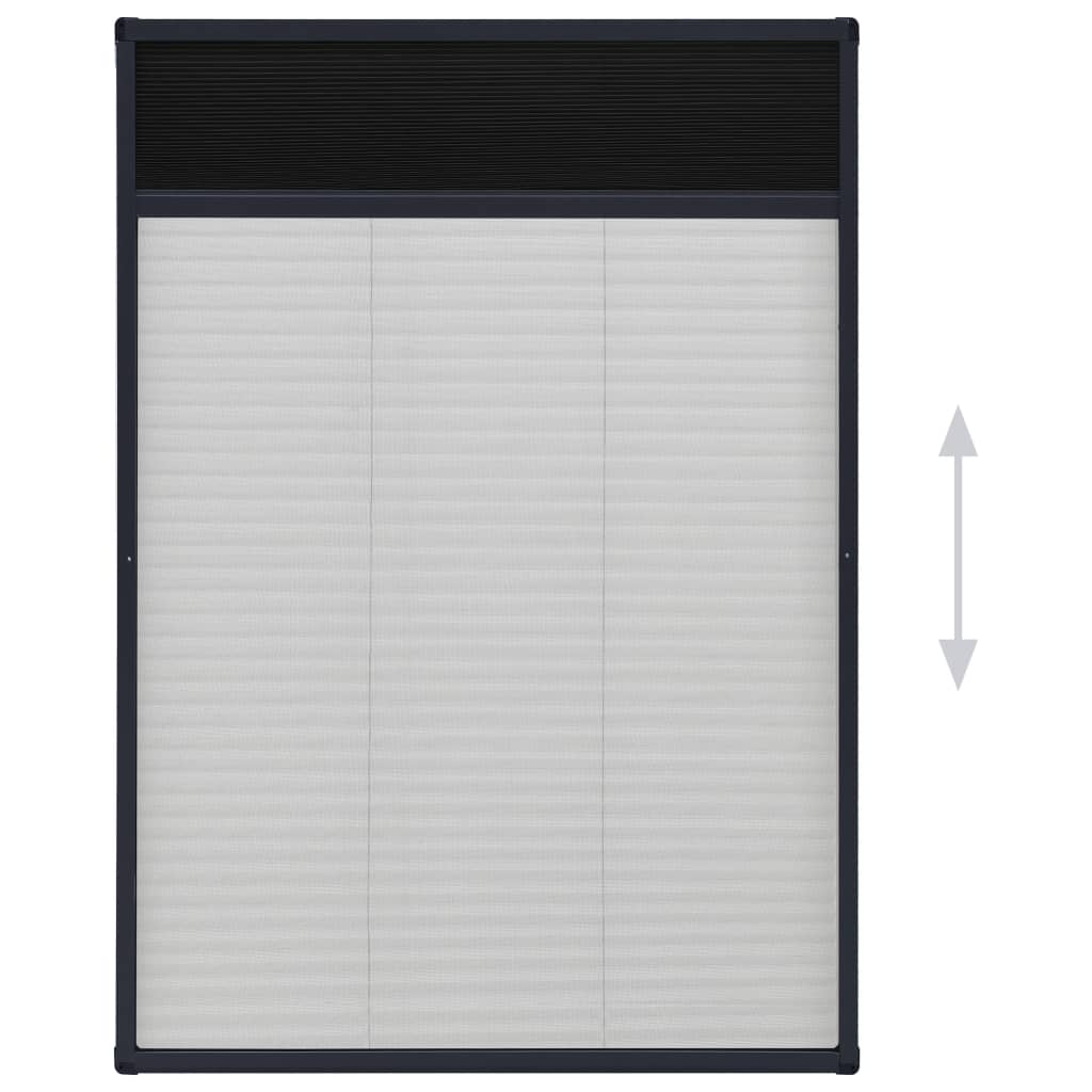 8720286183229_g_en_hd_2 vidaXL Plisse Insect Screen for Windows Aluminium Anthracite 80x120 cm - Image 4