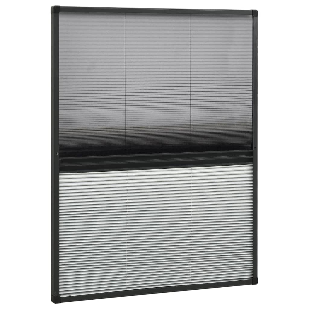 8720286183335_a_en_hd_1 vidaXL Plisse Insect Screen for Windows Aluminium 80x100 cm with Shade - Image 2