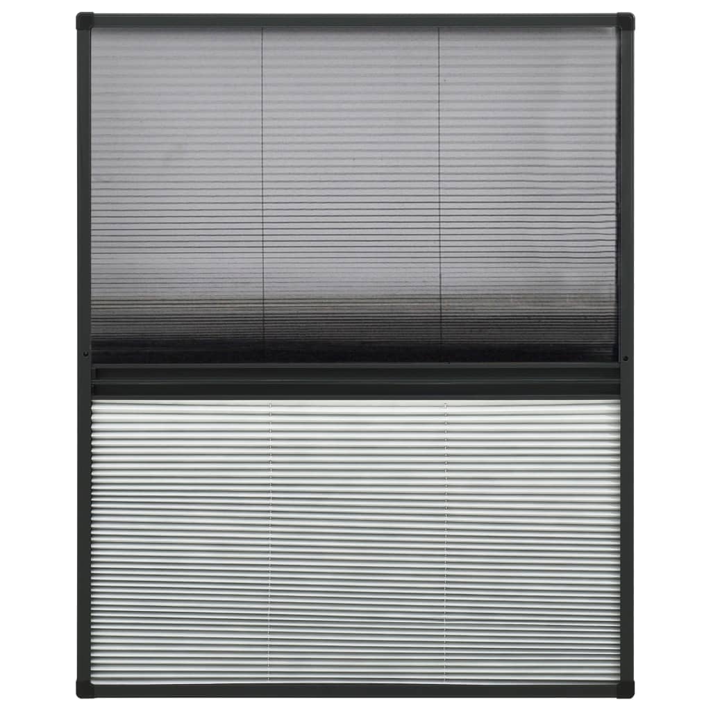 8720286183335_g_en_hd_1 vidaXL Plisse Insect Screen for Windows Aluminium 80x100 cm with Shade - Image 3