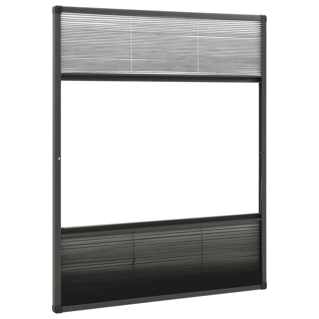 8720286183335_g_en_hd_2 vidaXL Plisse Insect Screen for Windows Aluminium 80x100 cm with Shade - Image 4