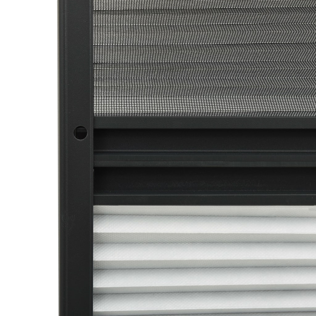 8720286183335_g_en_hd_4 vidaXL Plisse Insect Screen for Windows Aluminium 80x100 cm with Shade - Image 6