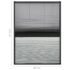 vidaXL Plisse Insect Screen for Windows Aluminium 80x120 cm with Shade - Image 7