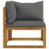 vidaXL 10 Piece Garden Lounge Set with Cushion Solid Acacia Wood - Image 5