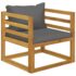 vidaXL 10 Piece Garden Lounge Set with Cushion Solid Acacia Wood - Image 10