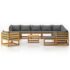 vidaXL 12 Piece Garden Lounge Set with Cushion Solid Acacia Wood - Image 3