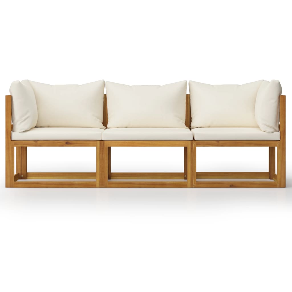 8720286183809_g_en_hd_1 vidaXL 3-Seater Garden Sofa with Cushion Cream Solid Acacia Wood - Image 3