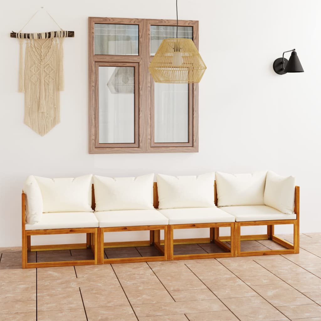 8720286183816_m_en_hd_1 vidaXL 4-Seater Garden Sofa with Cushion Cream Solid Acacia Wood - Image 1