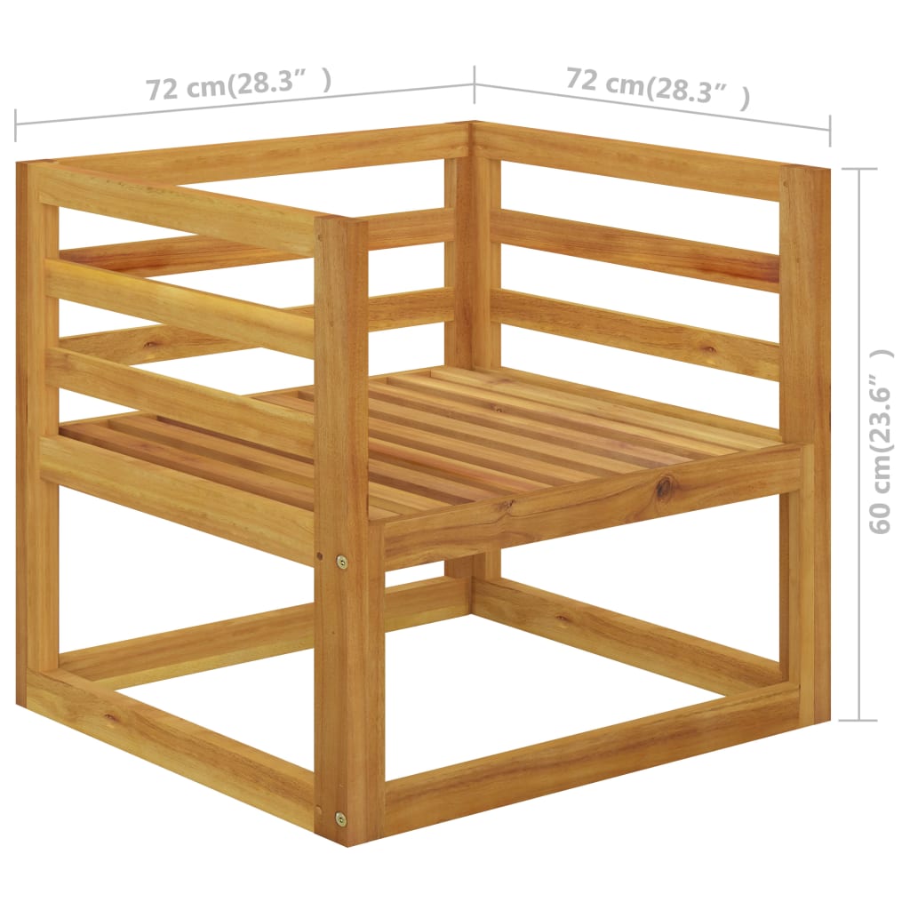 8720286183823_g_en_hd_9 vidaXL 5 Piece Garden Lounge Set with Cushion Cream Solid Acacia Wood - Image 11