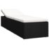 vidaXL 3 Piece Garden Sun Loungers with Tea Table Poly Rattan Black - Image 4