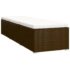 vidaXL 3 Piece Garden Sun Loungers with Tea Table Poly Rattan Brown - Image 5