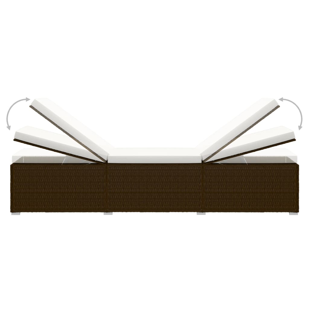 8720286184714_g_en_hd_4 vidaXL 3 Piece Garden Sun Loungers with Tea Table Poly Rattan Brown - Image 6