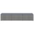 vidaXL 3 Piece Garden Sun Loungers with Tea Table Poly Rattan Grey - Image 5
