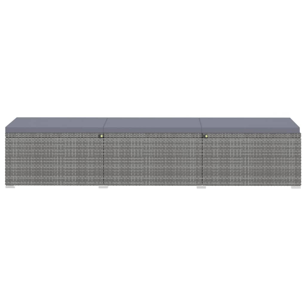 8720286184738_g_en_hd_3 vidaXL 3 Piece Garden Sun Loungers with Tea Table Poly Rattan Grey - Image 5