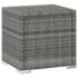 vidaXL 3 Piece Garden Sun Loungers with Tea Table Poly Rattan Grey - Image 8