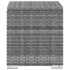 vidaXL 3 Piece Garden Sun Loungers with Tea Table Poly Rattan Grey - Image 9