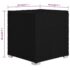 vidaXL 3 Piece Garden Sun Loungers with Tea Table Poly Rattan Black - Image 13