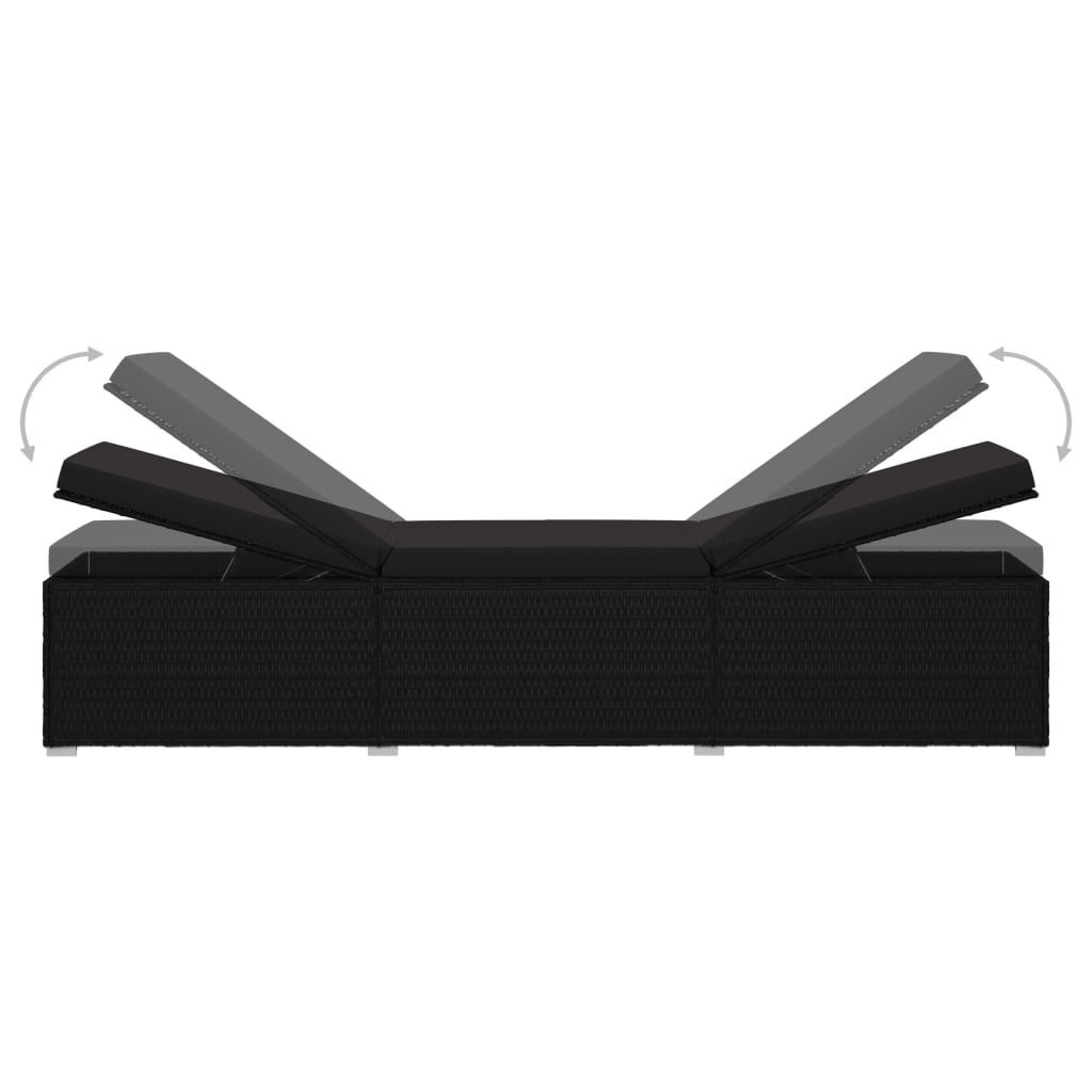 8720286184745_g_en_hd_4 vidaXL 3 Piece Garden Sun Loungers with Tea Table Poly Rattan Black - Image 6