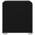 vidaXL 3 Piece Garden Sun Loungers with Tea Table Poly Rattan Black - Image 9