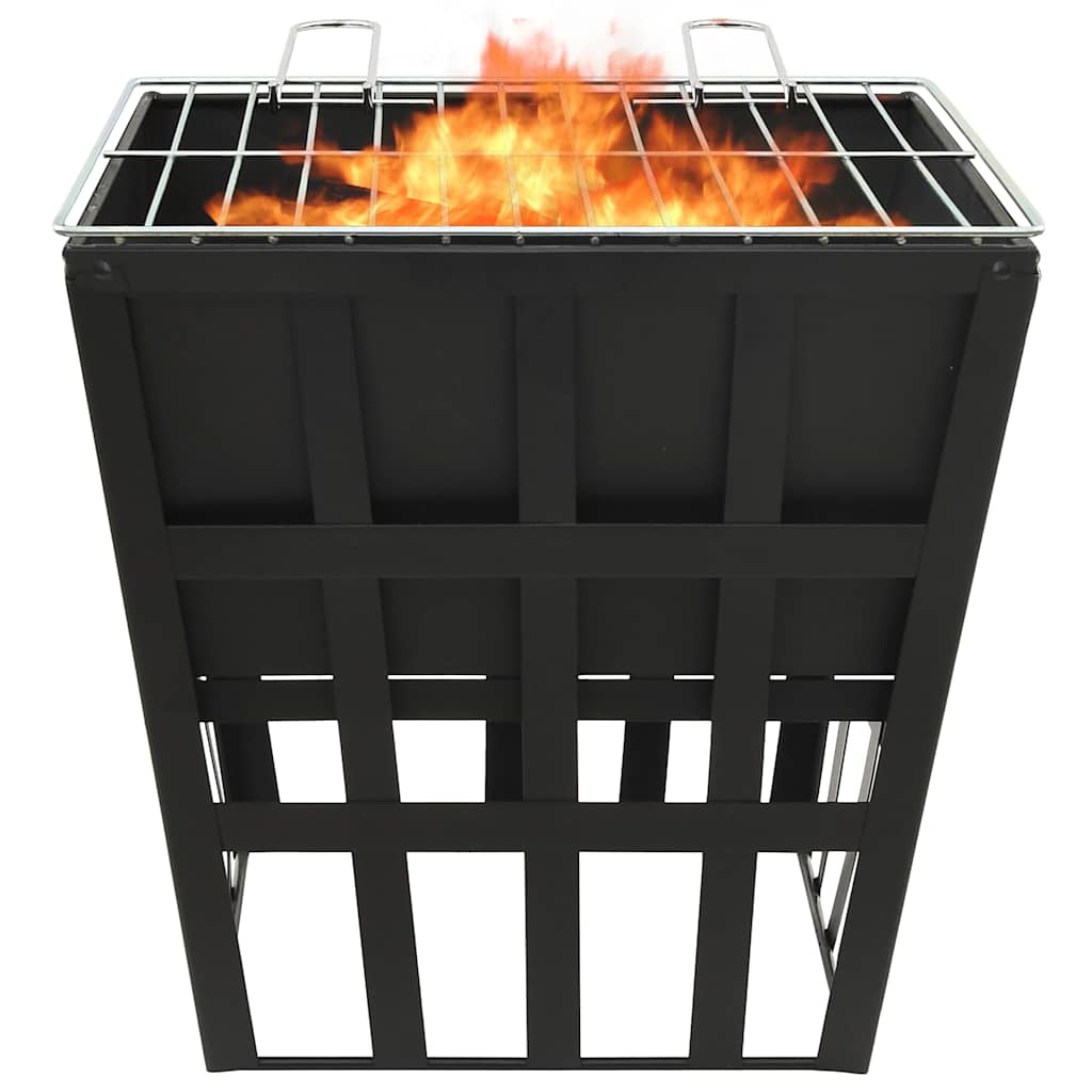 8720286185704_g_en_hd_2 vidaXL 2-in-1 Fire Pit and BBQ 34x34x48 cm Steel - Image 4