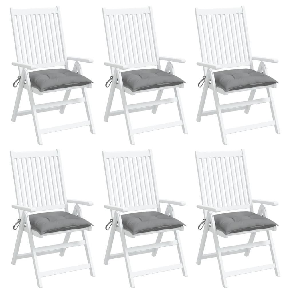 8720286185766_g_en_hd_2 vidaXL Chair Cushions 6 pcs Grey 40x40x7 cm Oxford Fabric - Image 4