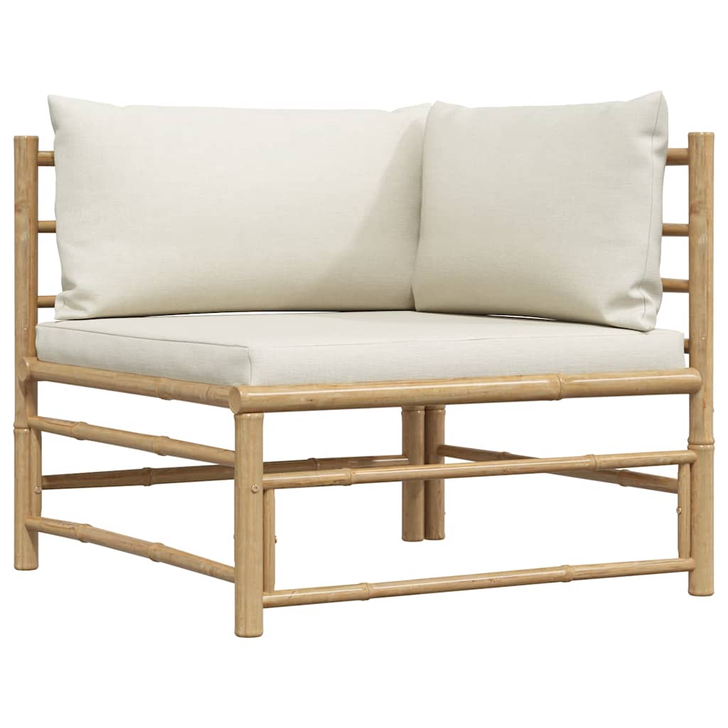 8720286188002_g_en_hd_4 vidaXL 2 Piece Garden Lounge Set with Cream White Cushions Bamboo - Image 6