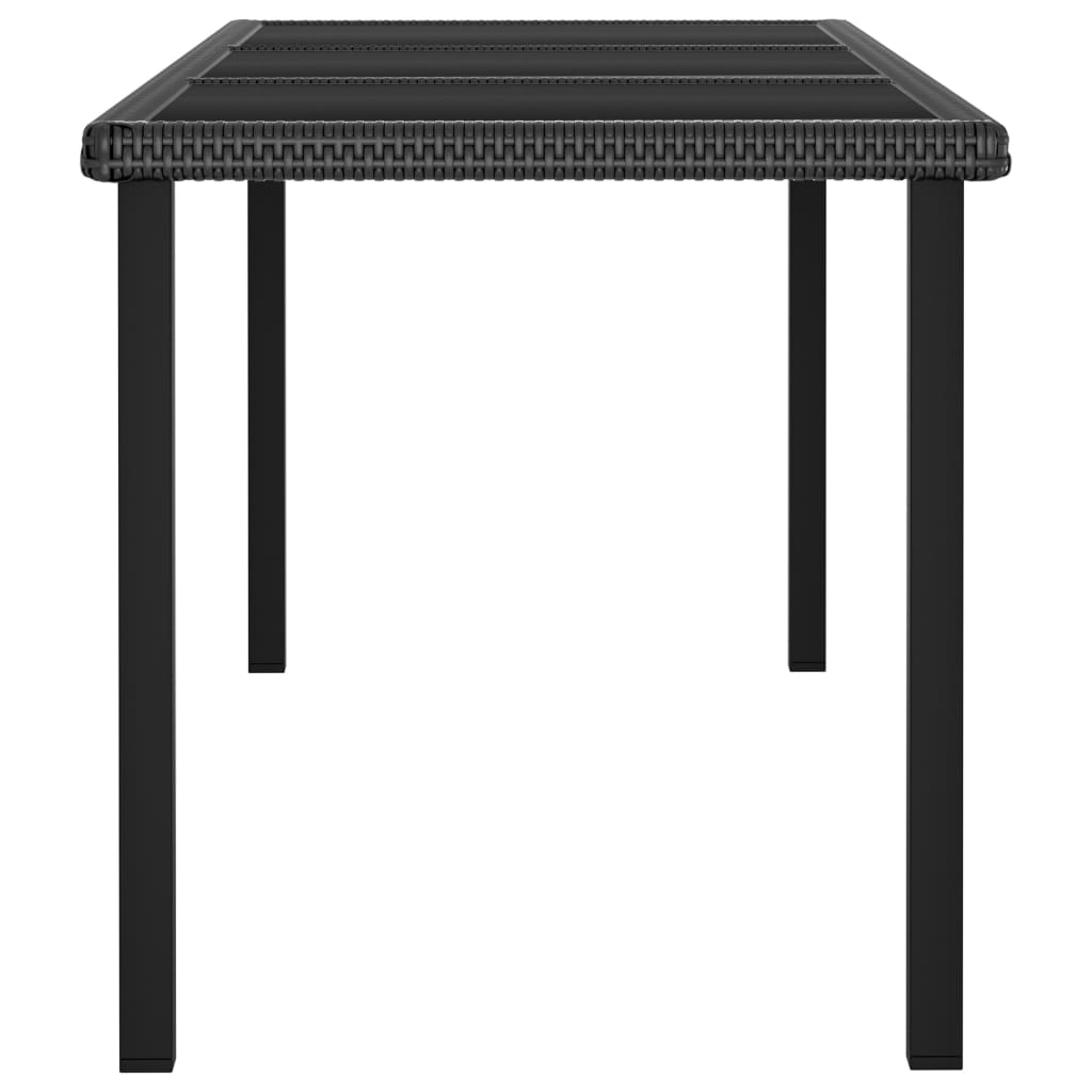 8720286188491_g_en_hd_2 vidaXL Garden Dining Table Black 180x70x73 cm Poly Rattan - Image 3