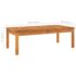 vidaXL 4 Piece Garden Lounge Set with Cushion Cream Solid Acacia Wood - Image 13