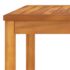 vidaXL 4 Piece Garden Lounge Set with Cushion Cream Solid Acacia Wood - Image 9