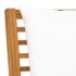 vidaXL 4 Piece Garden Lounge Set with Cushion Cream Solid Acacia Wood - Image 7