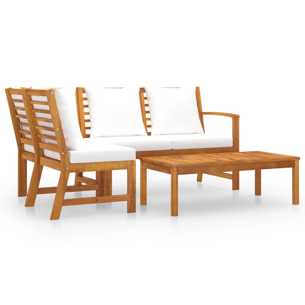 8720286188569_a_en_hd_1 vidaXL 4 Piece Garden Lounge Set with Cushion Cream Solid Acacia Wood - Image 2