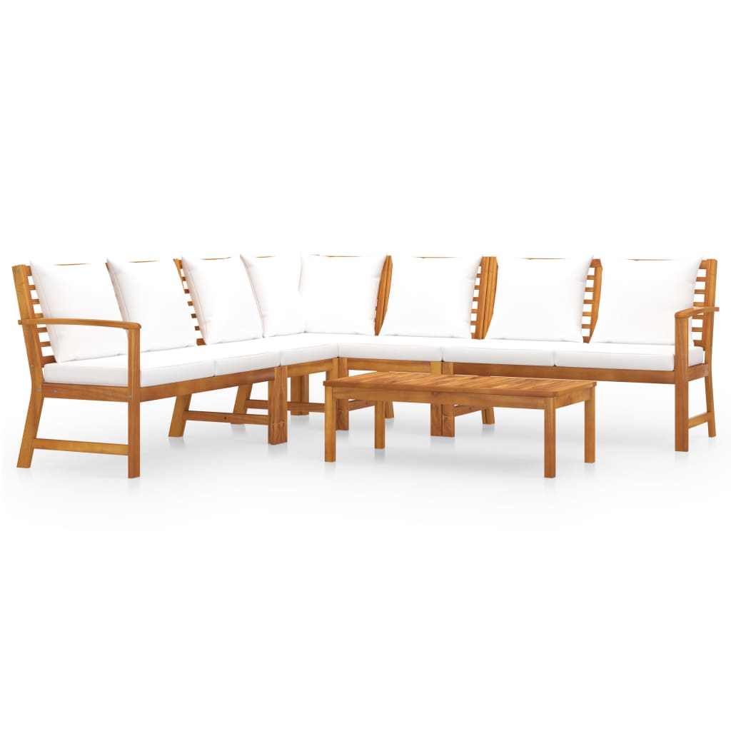 8720286188583_a_en_hd_1 vidaXL 6 Piece Garden Lounge Set with Cushion Cream Solid Acacia Wood - Image 2