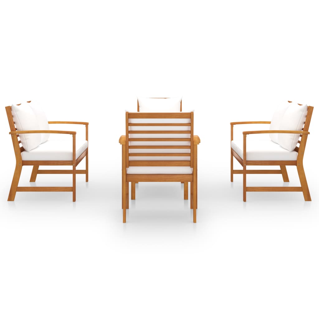 8720286188705_g_en_hd_1 vidaXL 5 Piece Garden Lounge Set with Cushion Solid Acacia Wood - Image 3