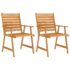 vidaXL 3 Piece Garden Dining Set Solid Acacia Wood - Image 4