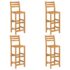 vidaXL 5 Piece Outdoor Bar Set Solid Acacia Wood - Image 4