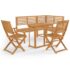 vidaXL 4 Piece Bistro Set Solid Wood Acacia - Image 2