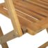 vidaXL 4 Piece Bistro Set Solid Wood Acacia - Image 9