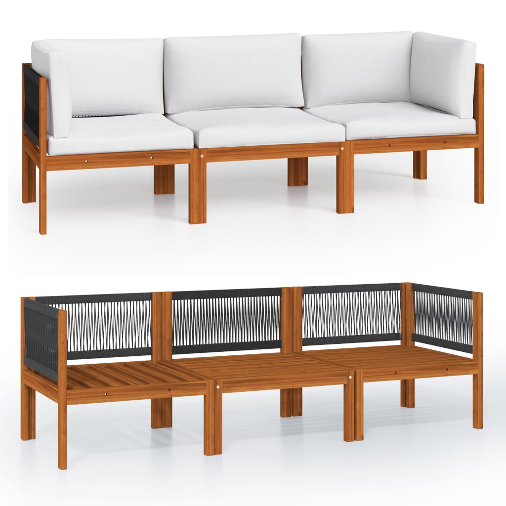 8720286190531_a_en_hd_1 vidaXL 3-Seater Garden Sofa with Cushion Wood Acacia&Rope - Image 2