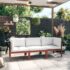 vidaXL 3-Seater Garden Sofa with Cushion Wood Acacia&Rope