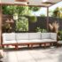 vidaXL 4-Seater Garden Sofa with Cushion Wood Acacia&Rope