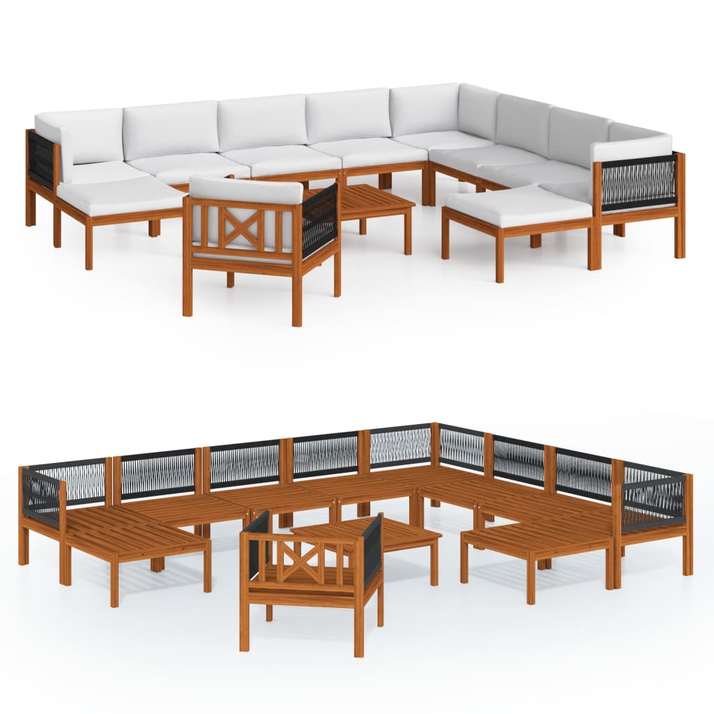 8720286190647_a_en_hd_1 vidaXL 12 Piece Garden Lounge Set with Cushions Cream Wood Acacia&Rope - Image 2